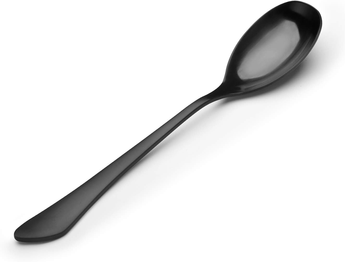 Stylish Matte Black Silverware Set - 20-Piece Stainless Steel Flatware for 4, Elegant Satin Finish, Dishwasher Safe for Home & Restaurant Use