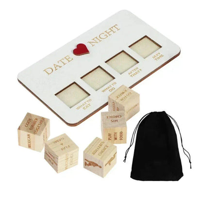 Date Night Dice: After Dark Edition - A Wooden Game for Couples' Entertainment